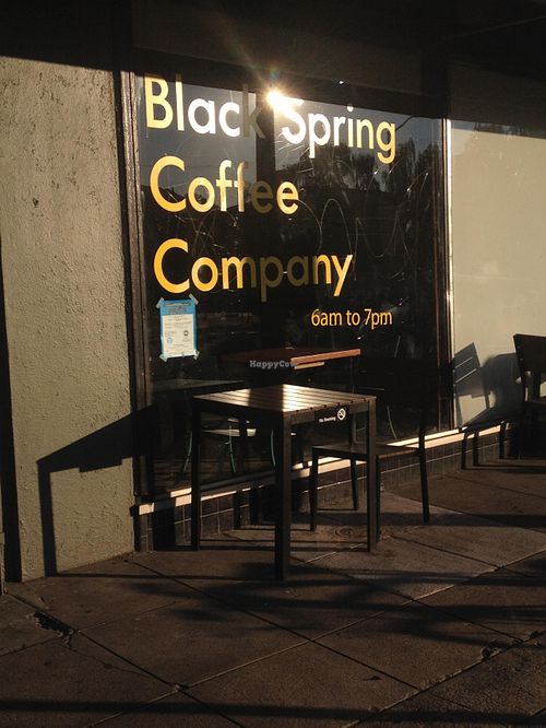 Exterior at Black Spring Coffee Company in Oakland