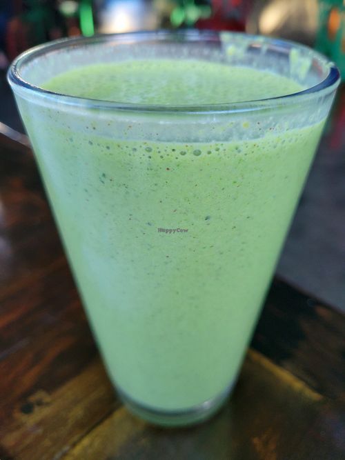 pistachio smoothie at Mesa Verde in Santa Barbara