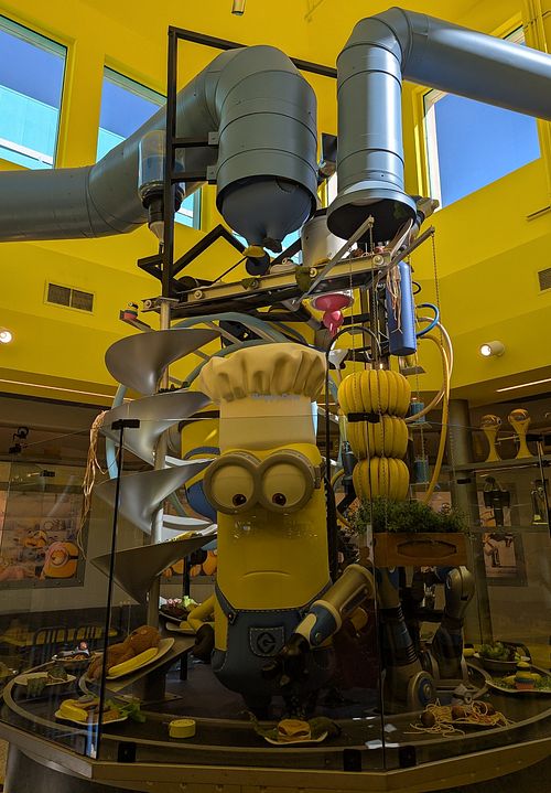 interior at Universal Studios - Illumination’s Minion Cafe in Orlando