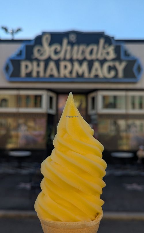 pineapple Dole Whip at Universal Studios - Schwab's Pharmacy in Orlando