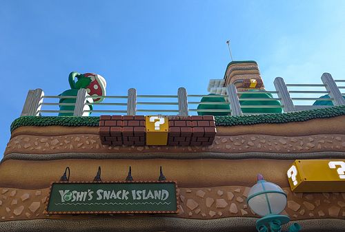 exterior at Universal Studios - Yoshi's Snack Island in Orlando