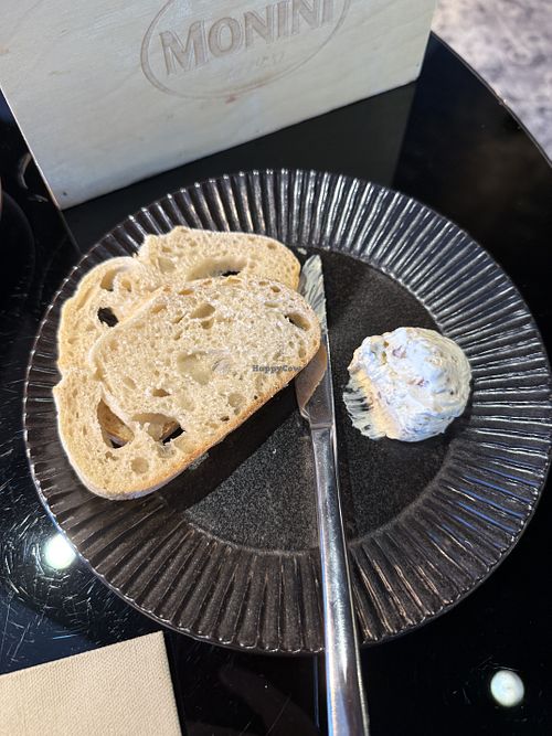 Bread and the questionable is it or is it not vegan spread   at Novo Squared in Województwo Małopolskie