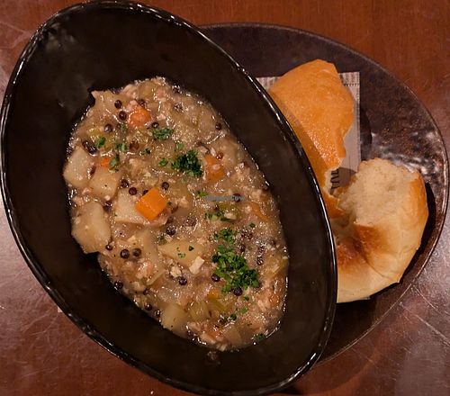 Lentil Stew at Universal Studios - Le Gobelet Noir in Orlando