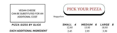 Vegan Cheese  at Selma's Chicago Pizzeria & Tap Room in Ladera Ranch