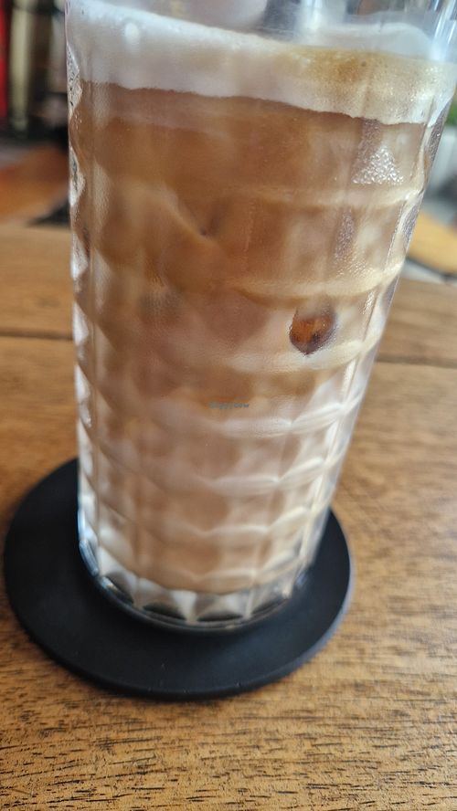 Iced latte oat milk at We Are Coffee & Bar in Southern Province