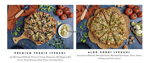 Vegan Pizza  at Curry Pizza House in San Diego