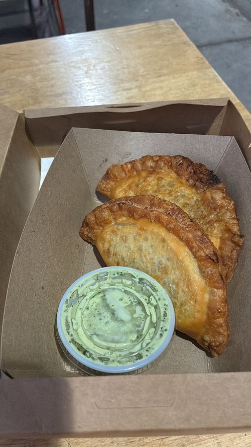 Vegan Style Empanada   at Globetrotter Street Food in Pensacola