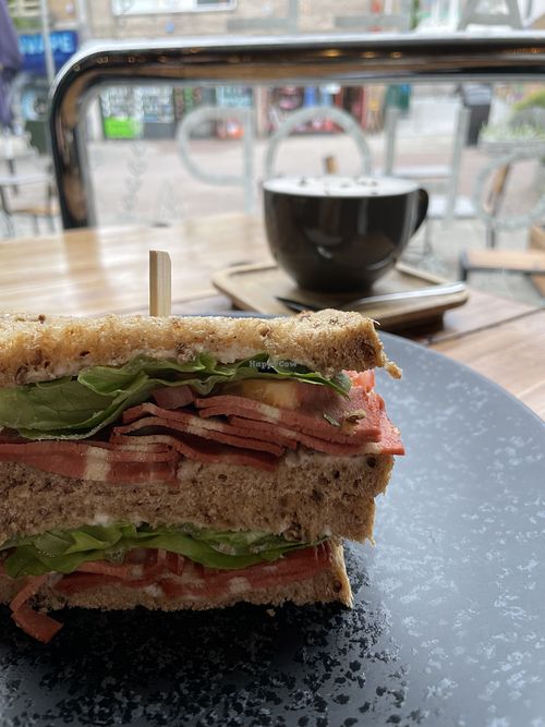 BLT sandwich at Power Plant Cafe in Plymouth