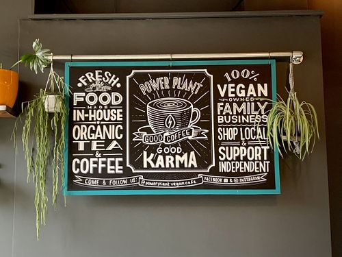 Power plant at Power Plant Cafe in Plymouth