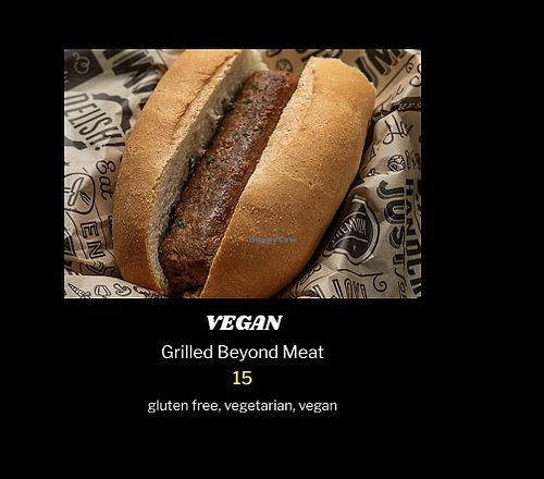 Vegan Sausage  at Biergarten in Huntington Beach