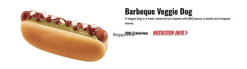 Barbecue Veggie Dog  at Wienerschnitzel in Huntington Beach