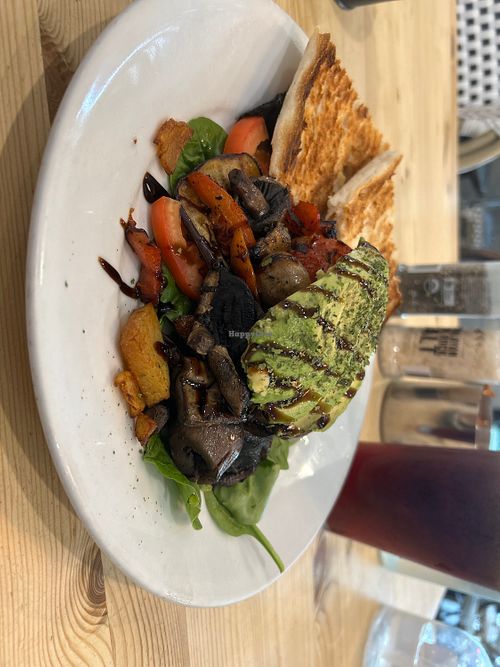 Vegan stack  at Mascot Corner Cafe in Mascot