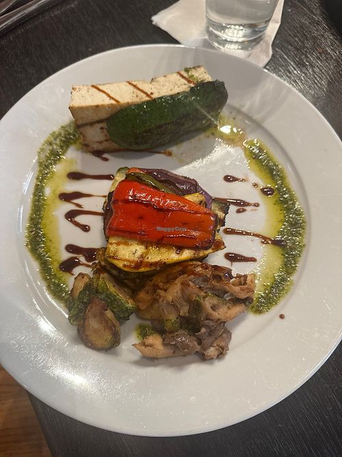 A vegan entrée not listed on the menu. Ask for vegan options. at Bucket and Rope in Dallas