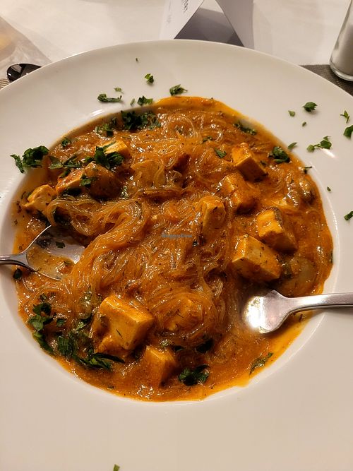 Reisnudeln und Tofu at Mountains Hotel in Tirol