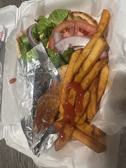 Falafel pita   at PELLA CAFE in Arkansas