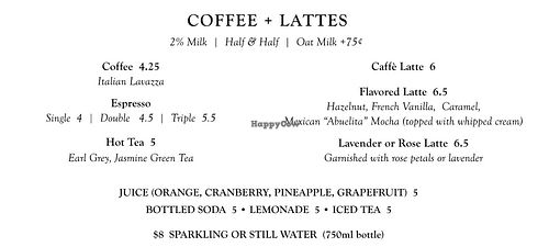 Oat Milk for coffee  at Benny and Mary's in Irvine