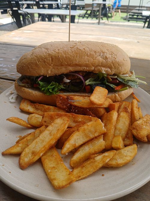 Jackfruit bahn mi at The Beach House Restaurant and Cafe in Port Stephens Council