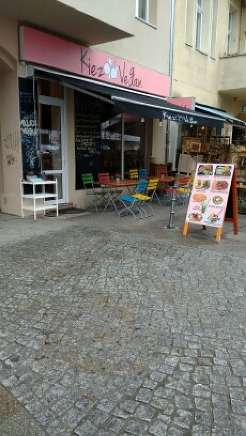 outside seating  at Kiez Vegan - Kortestrasse in Berlin