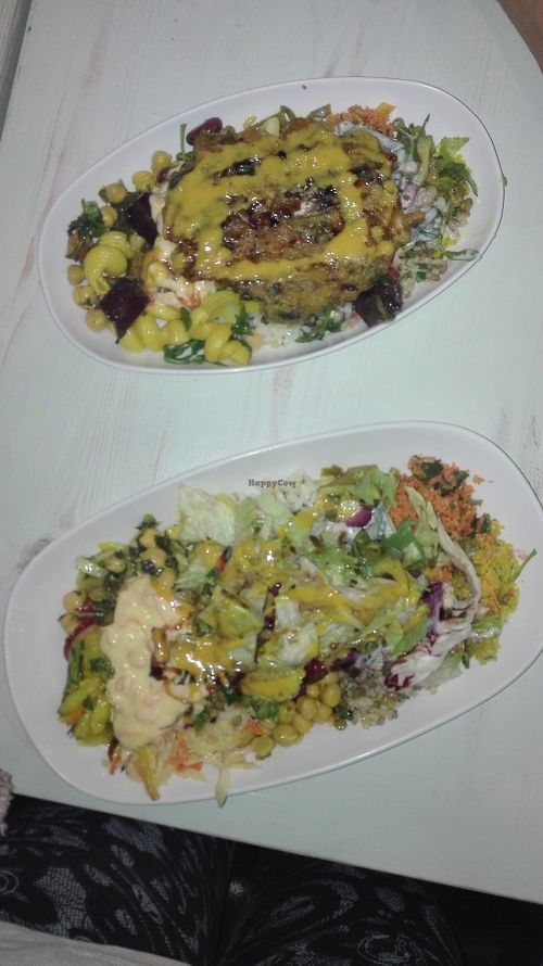 Vegan salad at Kiez Vegan - Kortestrasse in Berlin
