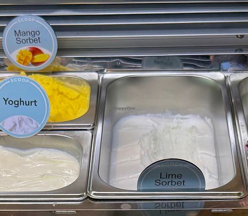 Lime sorbet at Scoop  in Phnom Penh