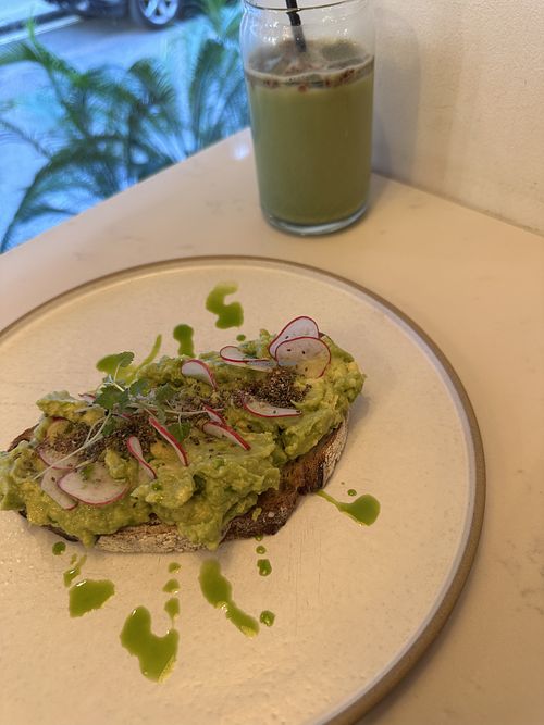 Avocado toast   at Lalï in London