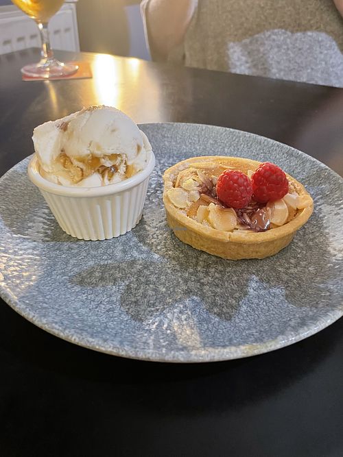 Bakewell tart  at The Ship Inn in Wales