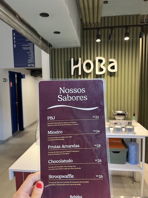   at Sorvetes Hoba - Laranjeiras in Rio De Janeiro