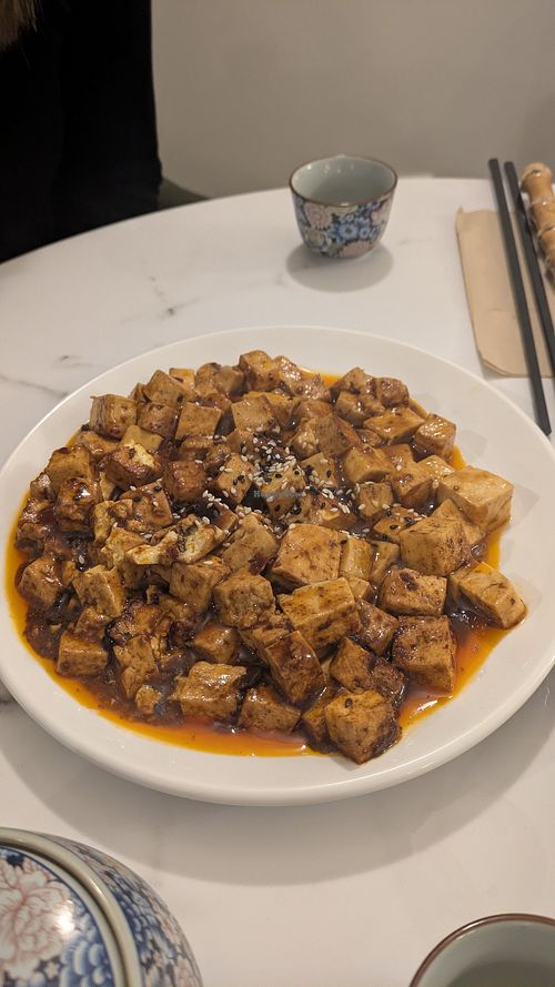 Mapo tofu at Peony Café in England