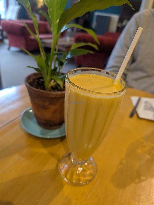 Mango lassi at Mountain Momo in Edinburgh
