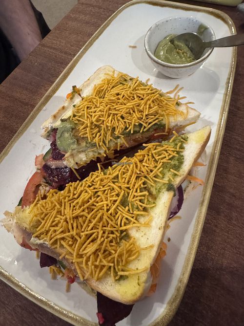 Bombay sandwich   at Mountain Momo in Edinburgh