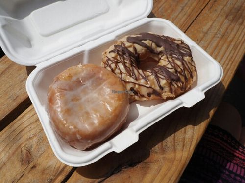 vegan donuts at Cherry Darlings Bakehouse in Adelaide