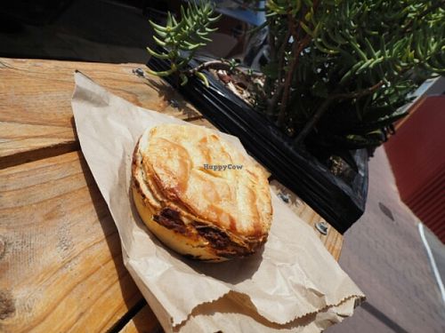 vegan pie at Cherry Darlings Bakehouse in Adelaide