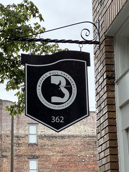 Sign   at Buzzed Bull Creamery in Mobile