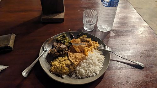 Once per week vegan curry buffet at Steffi's Mandala in Southern Province