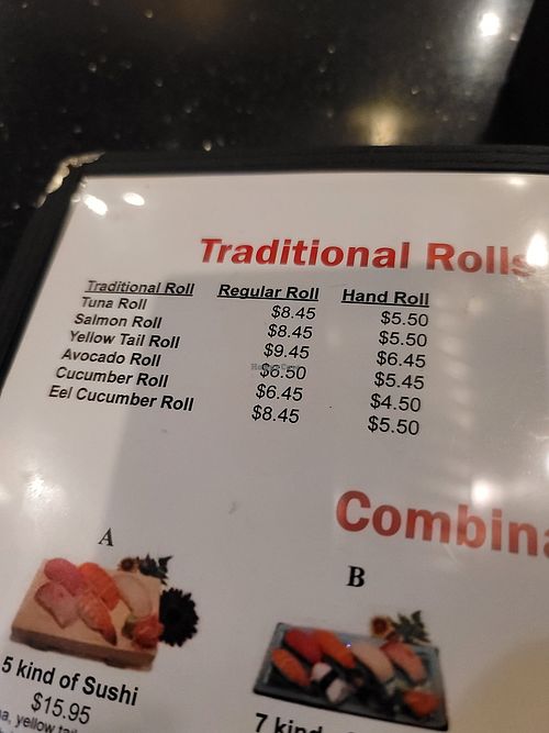 Custom veggie rolls can be made also at Shogun in New Caney