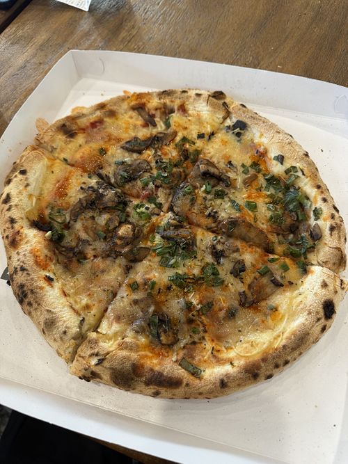 Pizza vegan funghi   at Pizza zën in Ciudad Autónoma De Buenos Aires