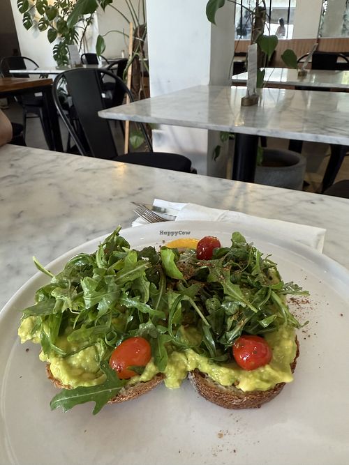 Vegan avocado toast  at Honey, in Kabupaten Badung