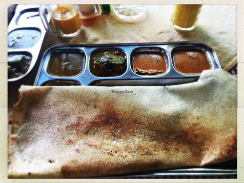 outstanding masala dosai from the breakfast menu at Hotel Suprabhatam Restaurant in Gangtok