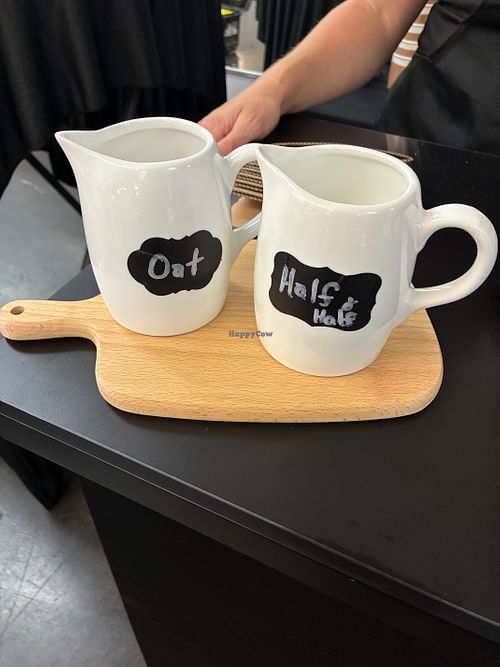 They have oat milk   at Tin Can Coffee & More in Pensacola