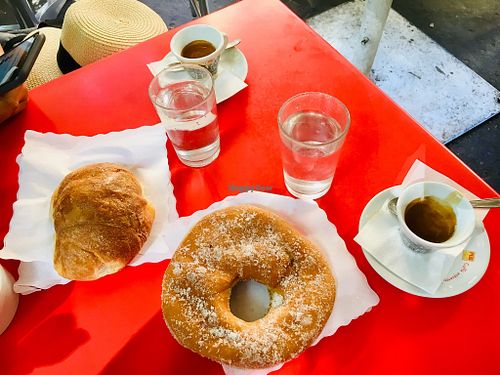 Vegan Roman Breakfast  at Caffe Trastevere in Rome