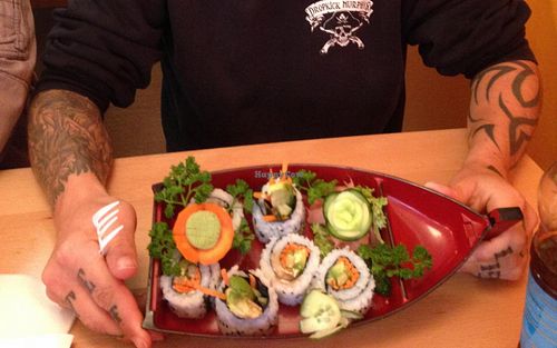 Vegan Sushi at Lin's Asia Kuche in Dornbirn