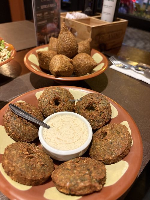 falafel e kibe  at El-Kik Culinária Libanesa in Santa Catarina
