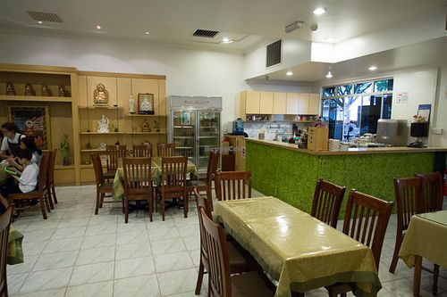 Inside view at Waterdrop Tea House in Jenjarom