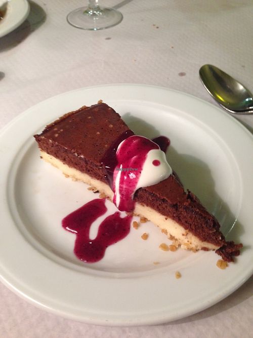Chocolate desert at L'Union in Leon