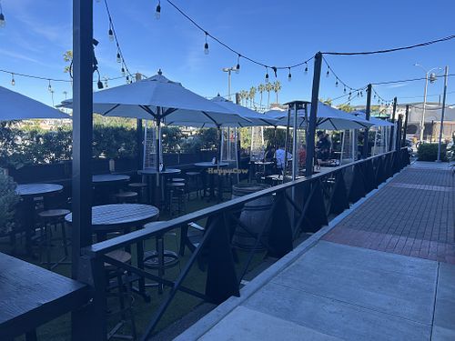 Outdoor dining area  at Chihuahua Cerveza in Newport Beach