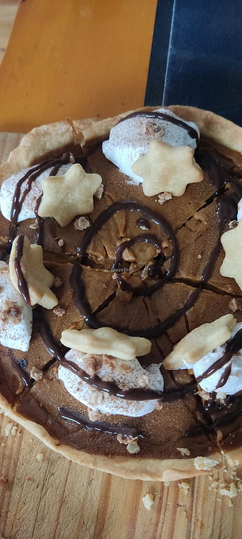 Pumpkin pie at Experimental station rainbow 12 in Bansko