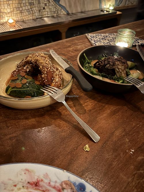 Acorn squash and maitake mushroomms  at Lake Inez in Toronto