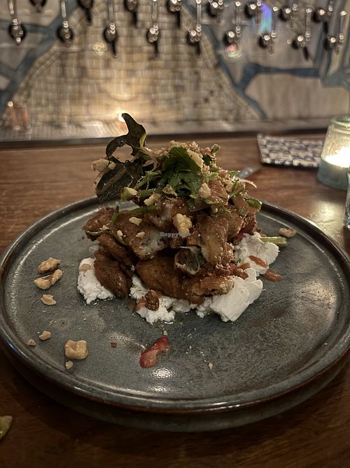 So tasty! This was the veganized version of the Shwarma dish   at Lake Inez in Toronto