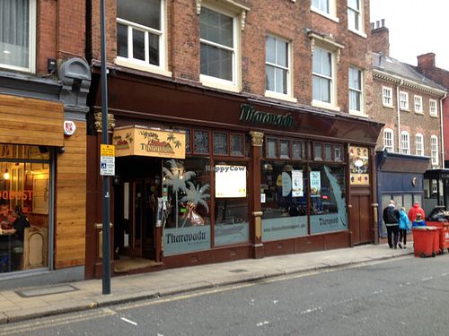 outside  at Tharavadu in Leeds