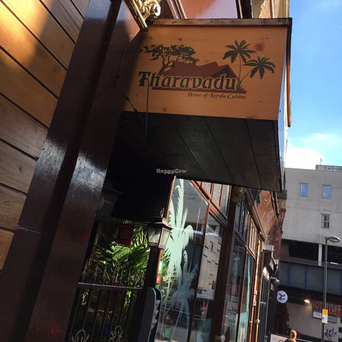 outside  at Tharavadu in Leeds